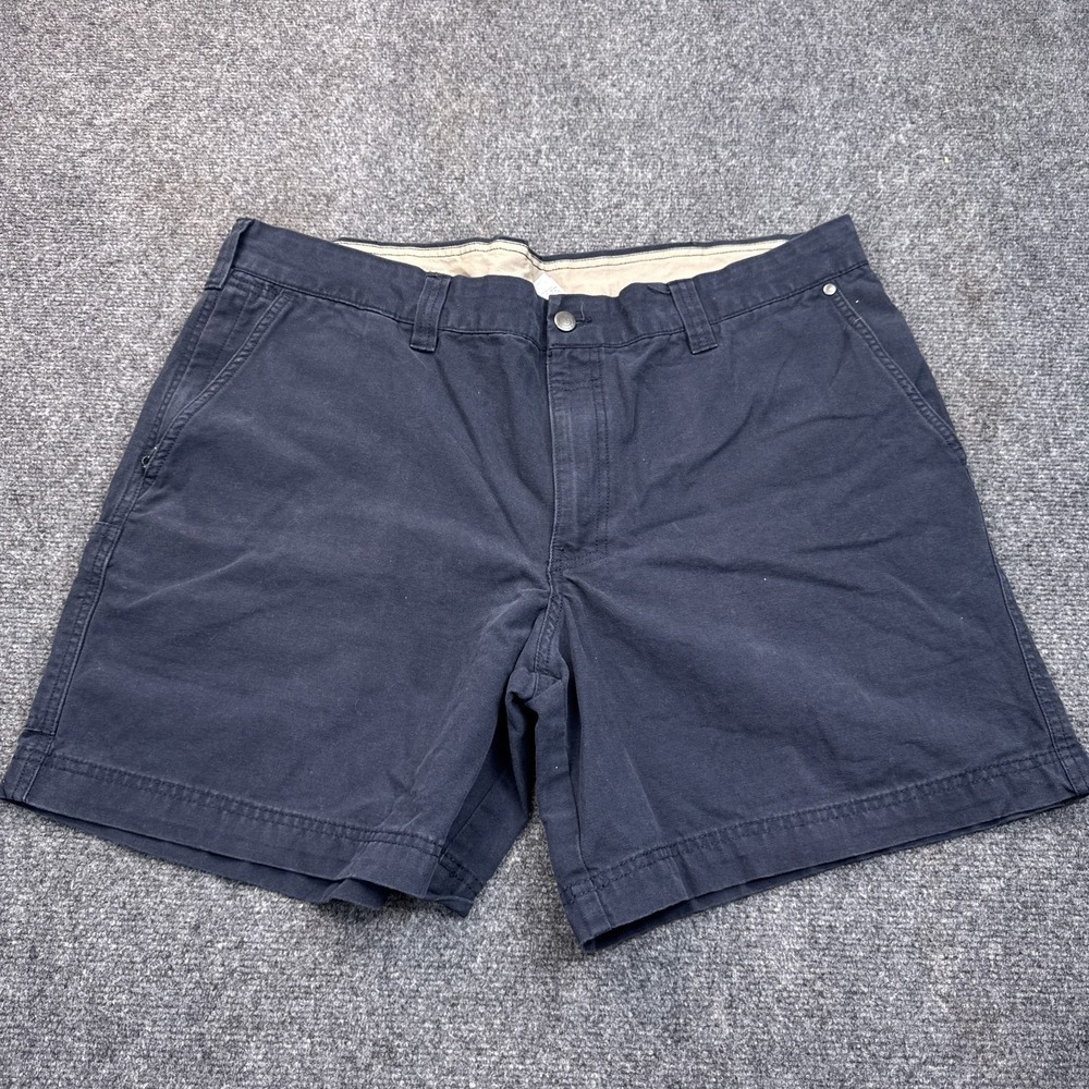 Columbia Chino Shorts Mens‎ Size 40 Navy Blue 8" Inseam Casual Outdoors